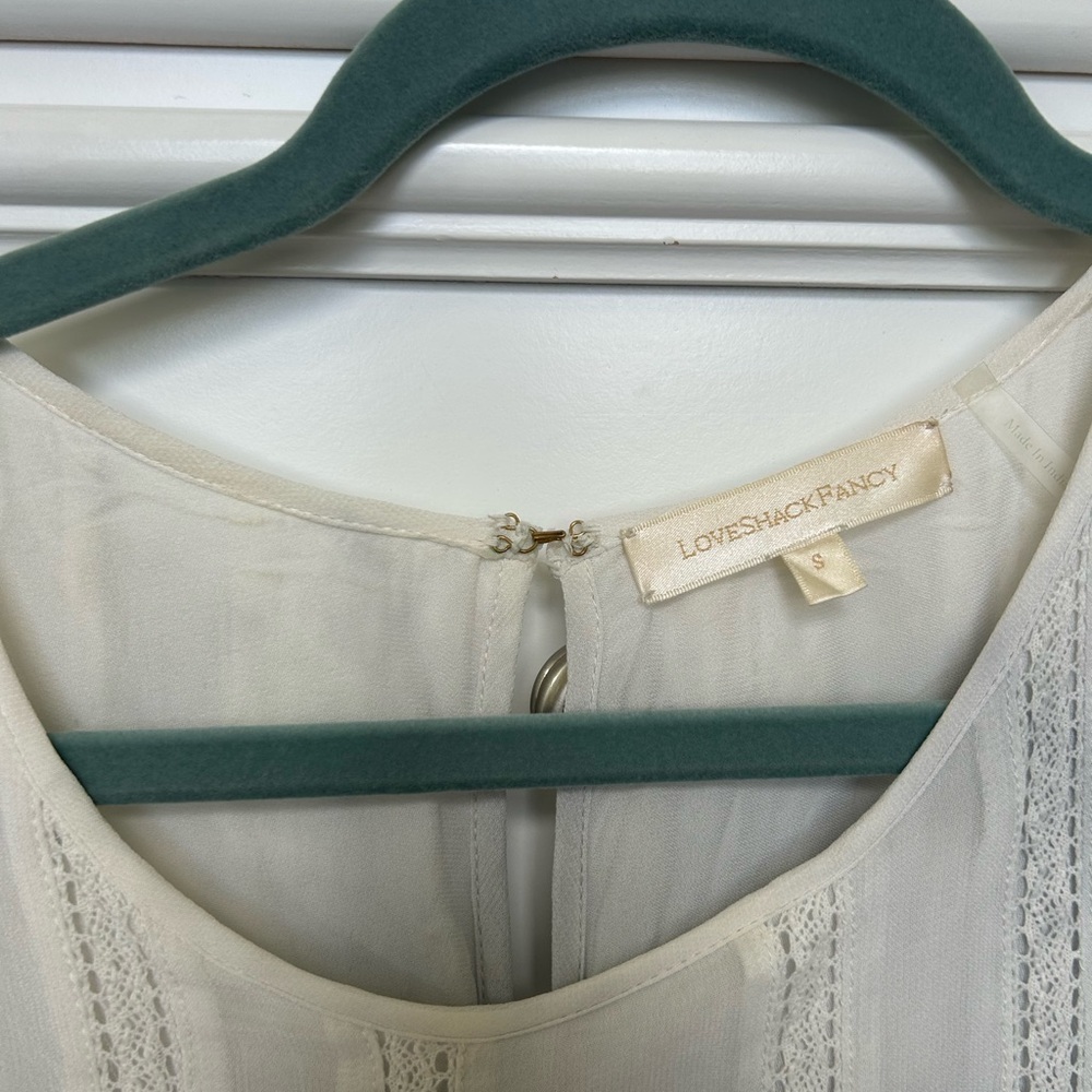 LOVESHACKFANCY NATASHA SILK DRESS - Picture 5 of 5